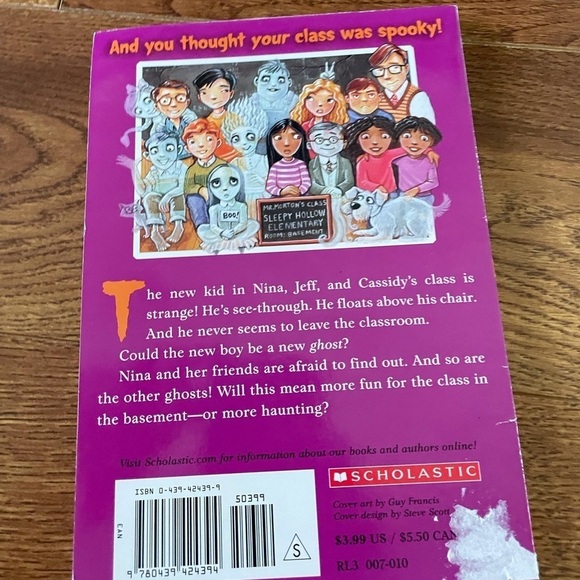 Ghostville Elementary: New Ghoul in School by: Marcia Thornton Jones paperback - Picture 4 of 4